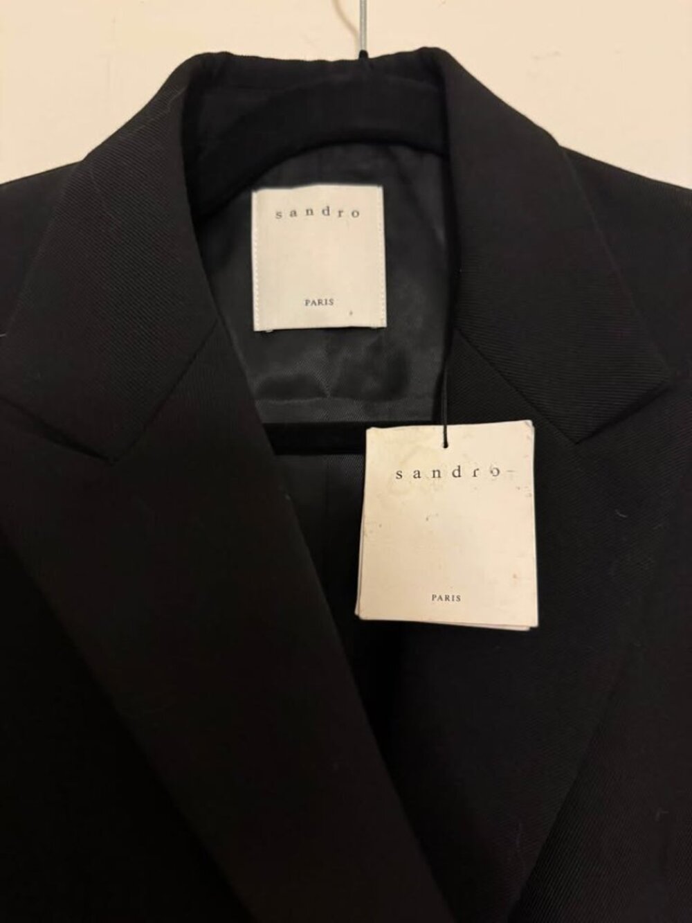 NWT $520 Sandro Double Breasted Blazer - size 36